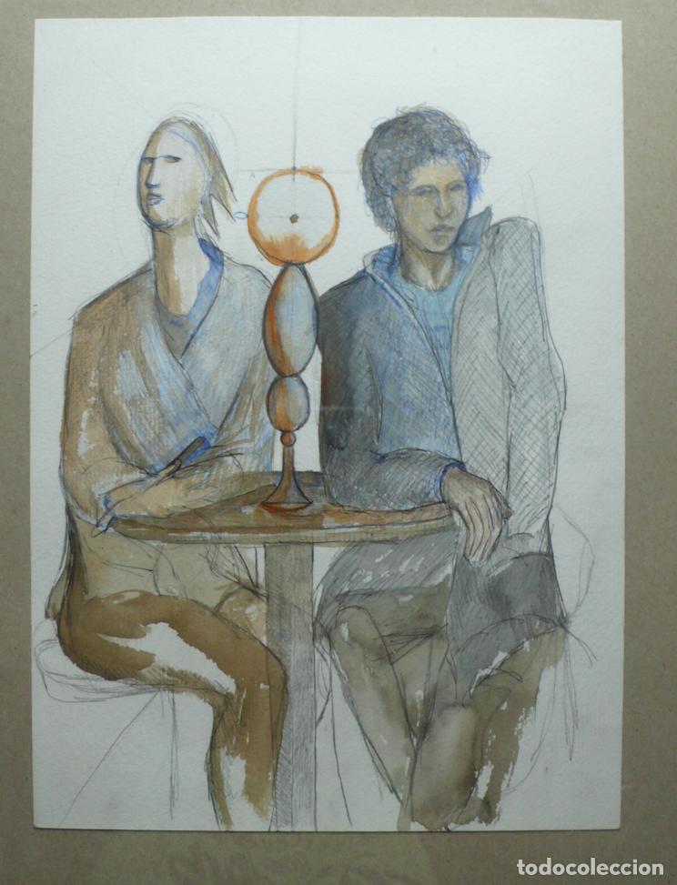 Arte: DIBUJO ORIGINAL ACUARELA - Foto 2