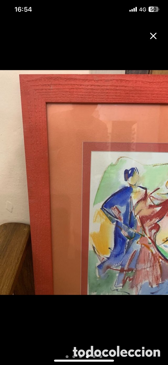 Arte: Cuadro flamenco acuarela - Foto 5