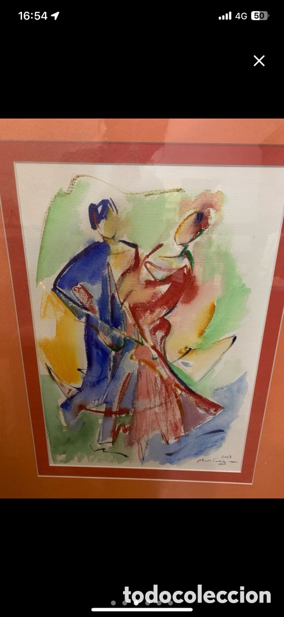 Arte: Cuadro flamenco acuarela - Foto 6