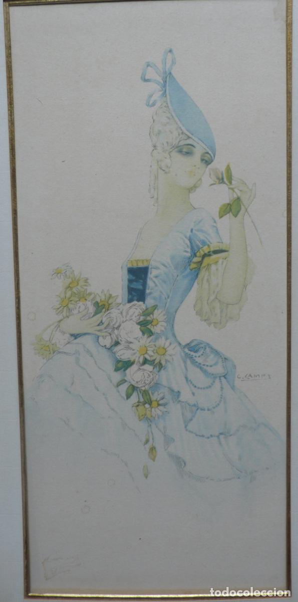 Arte: DIBUJO ORIGINAL ACUARELA - Foto 2