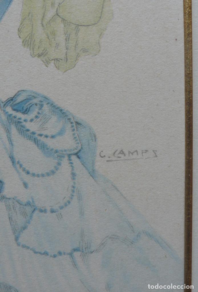 Arte: DIBUJO ORIGINAL ACUARELA - Foto 3