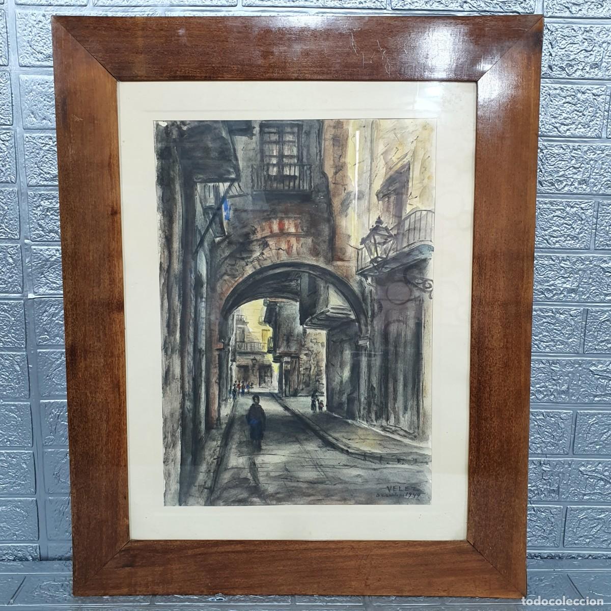 Arte: Acuarela firmada Velez - Foto 2