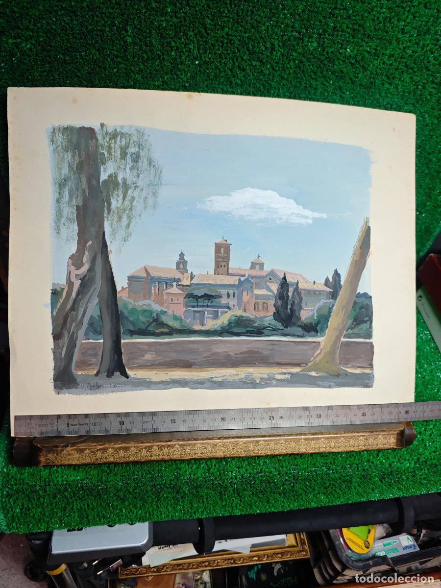 Arte: Voldemar Boberman acuarela original - Foto 1