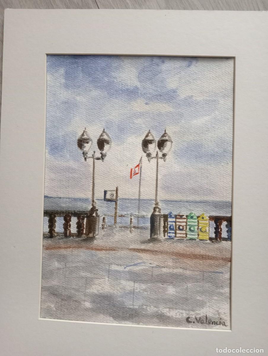 Arte: Farolas en la playa de Gij&oacute;n - Foto 1