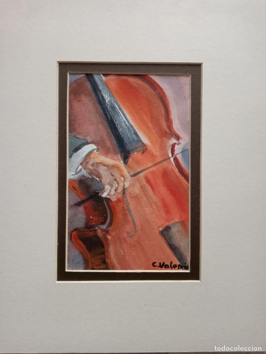 Arte: Tem&aacute;tica musical ( chelo ) - Foto 1