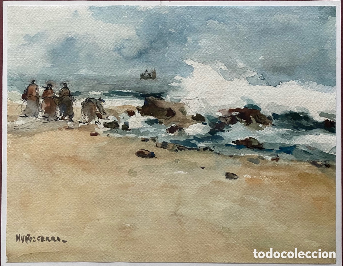 Arte: Acuarela Ram&oacute;n Mu&ntilde;oz Serra . Torrelavega - Foto 2