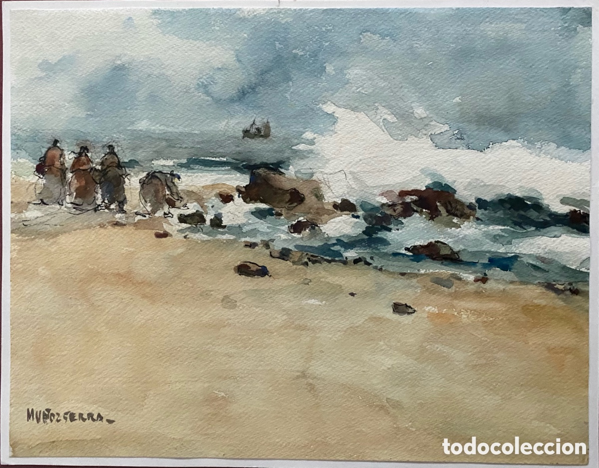Arte: Acuarela Ram&oacute;n Mu&ntilde;oz Serra . Torrelavega - Foto 1