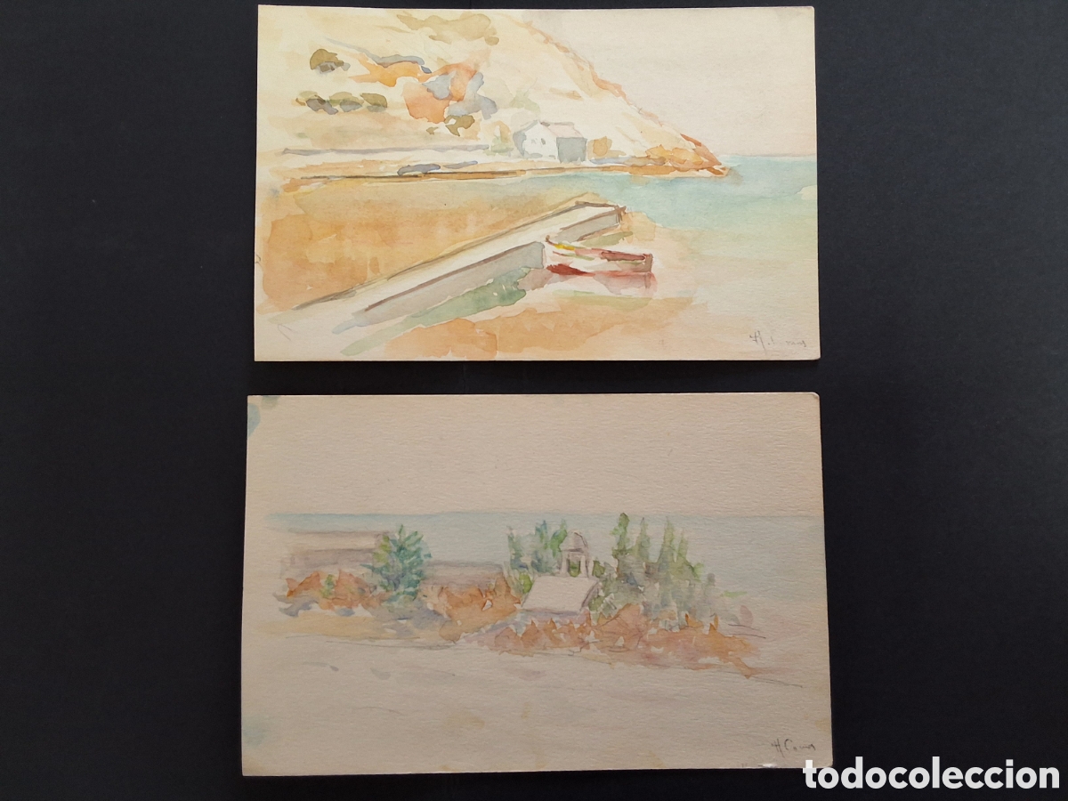 Arte: Augusto Comas. Paisajes de mar. - Foto 1