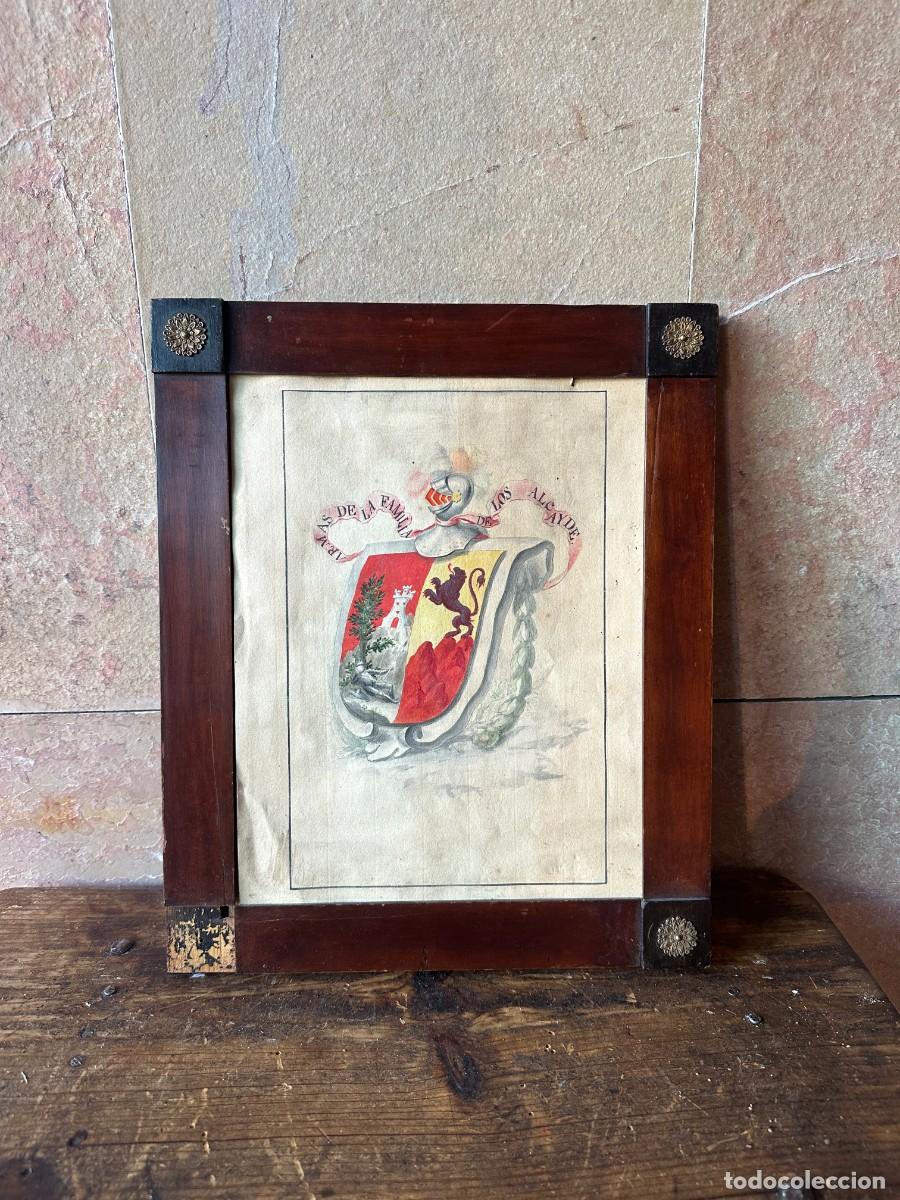 Arte: BONITO ESCUDO EN ACUARELA - Foto 1
