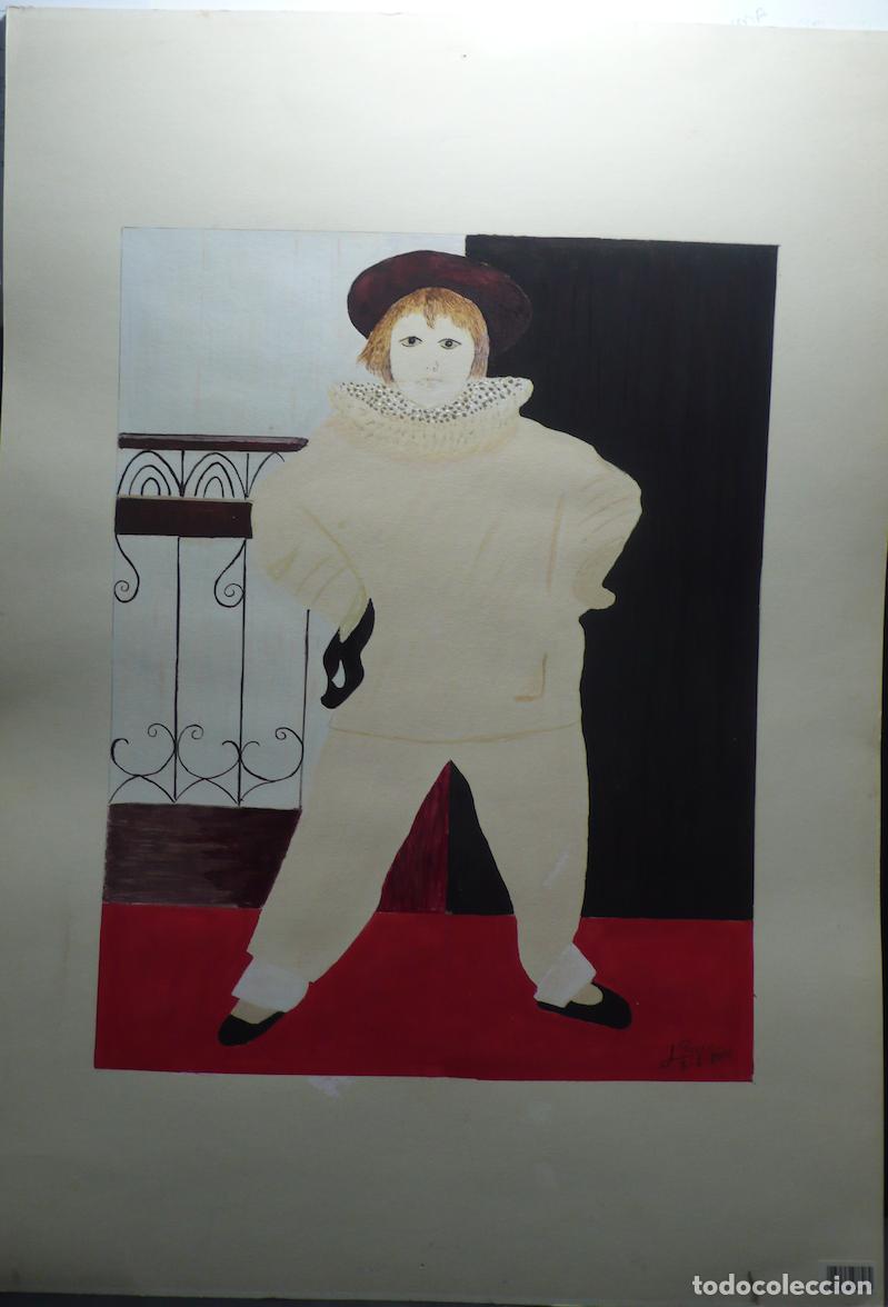 Arte: DIBUJO ORIGINAL ACUARELA - Foto 1