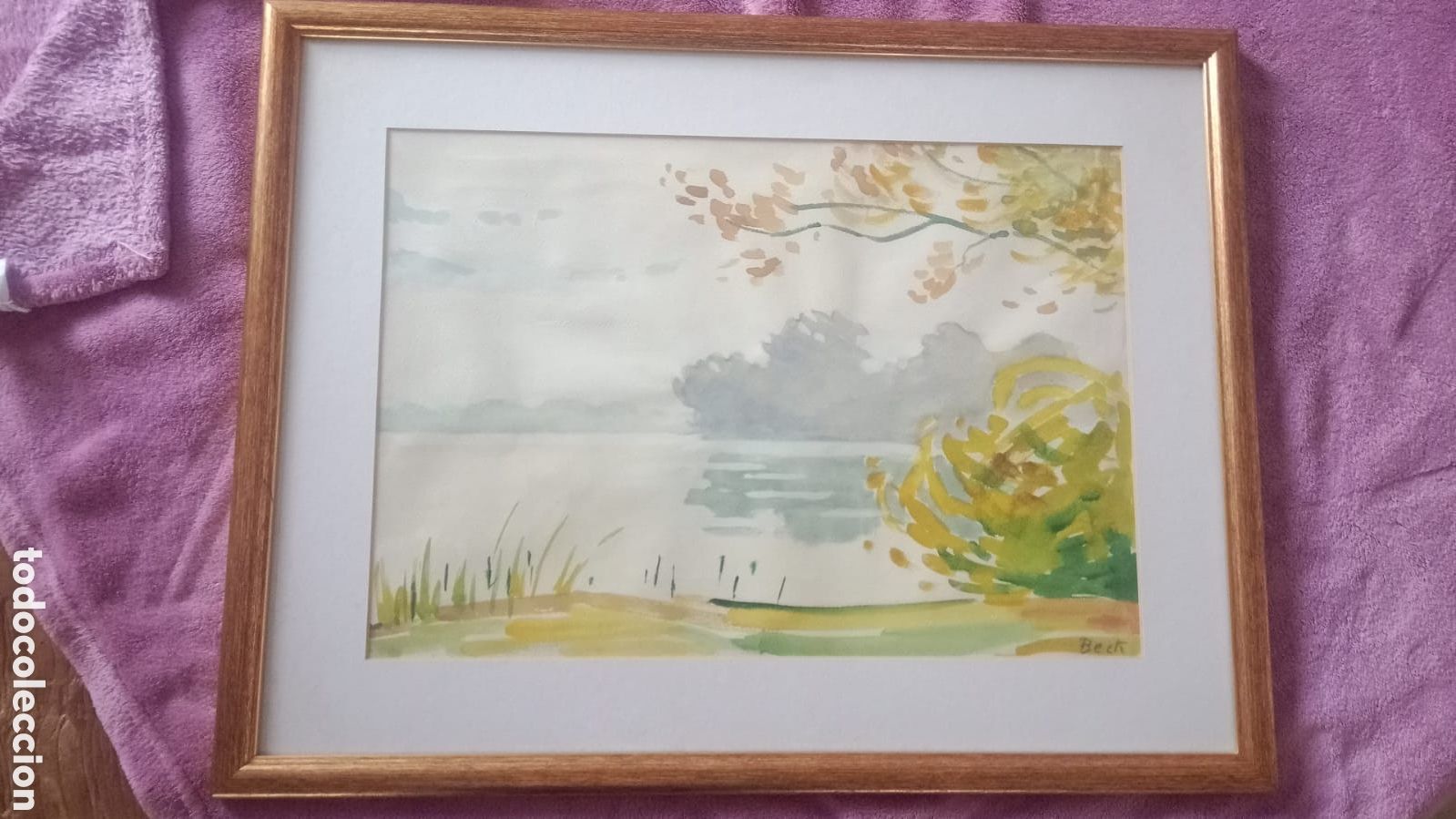 Arte: Paisaje en acuarela. - Foto 1