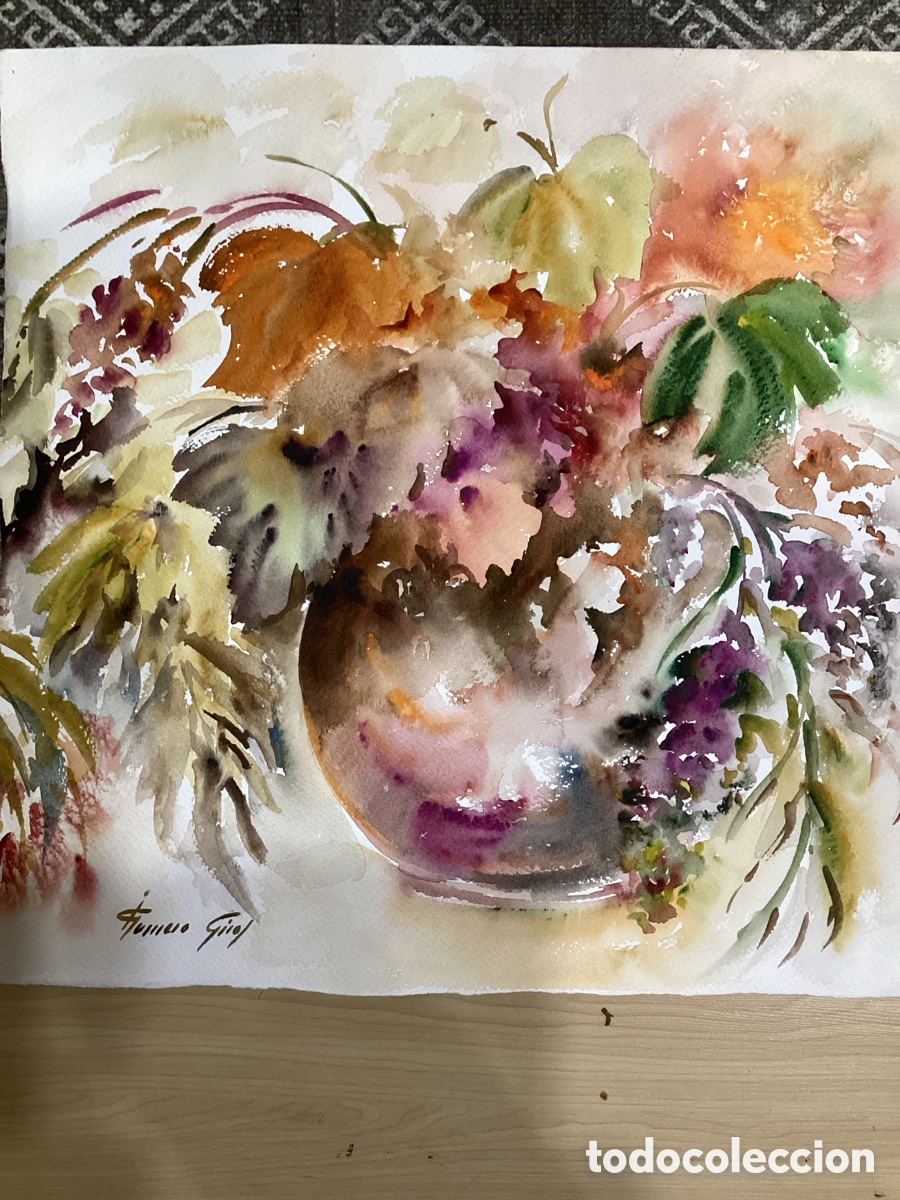 Arte: Pomme Aquarelle 52x52 - Foto 1