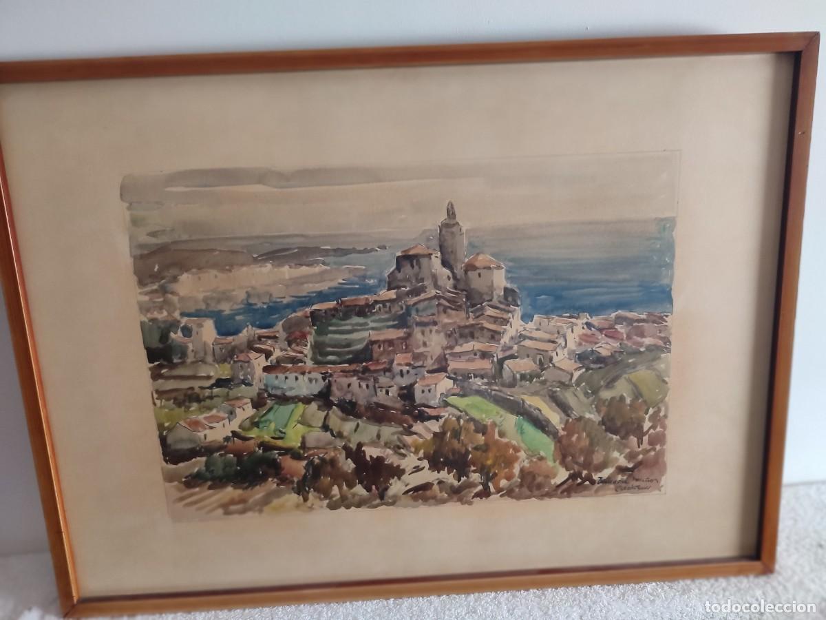 Arte: Cadaqu&eacute;s Acuarela de Zamora Mu&ntilde;oz - Foto 2