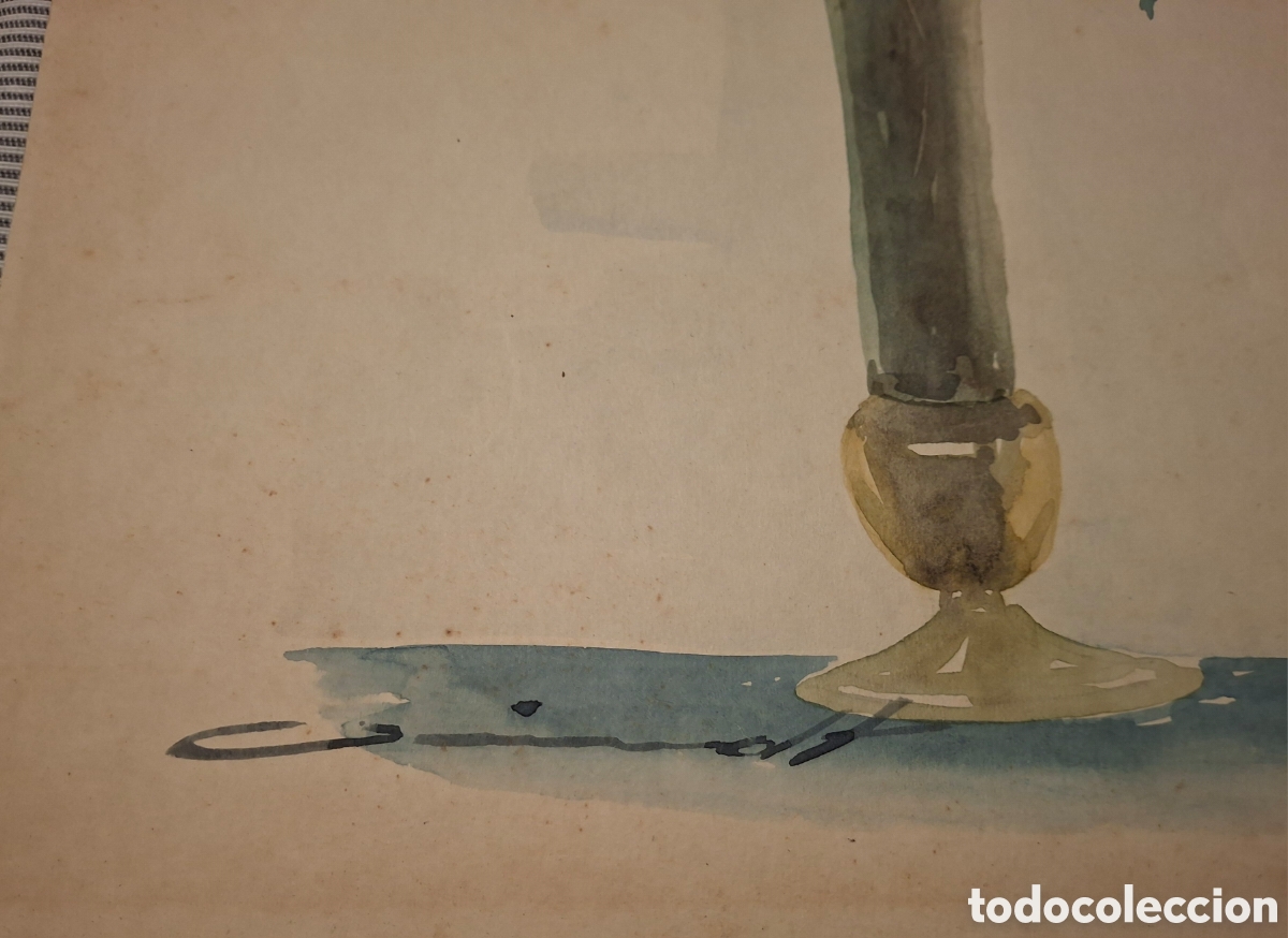 Arte: Acuarela florero claveles - Foto 2