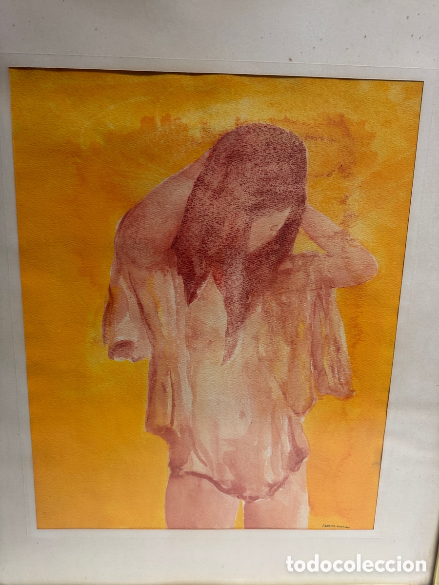 Arte: Severo Almansa Acuarela mujer - Foto 2