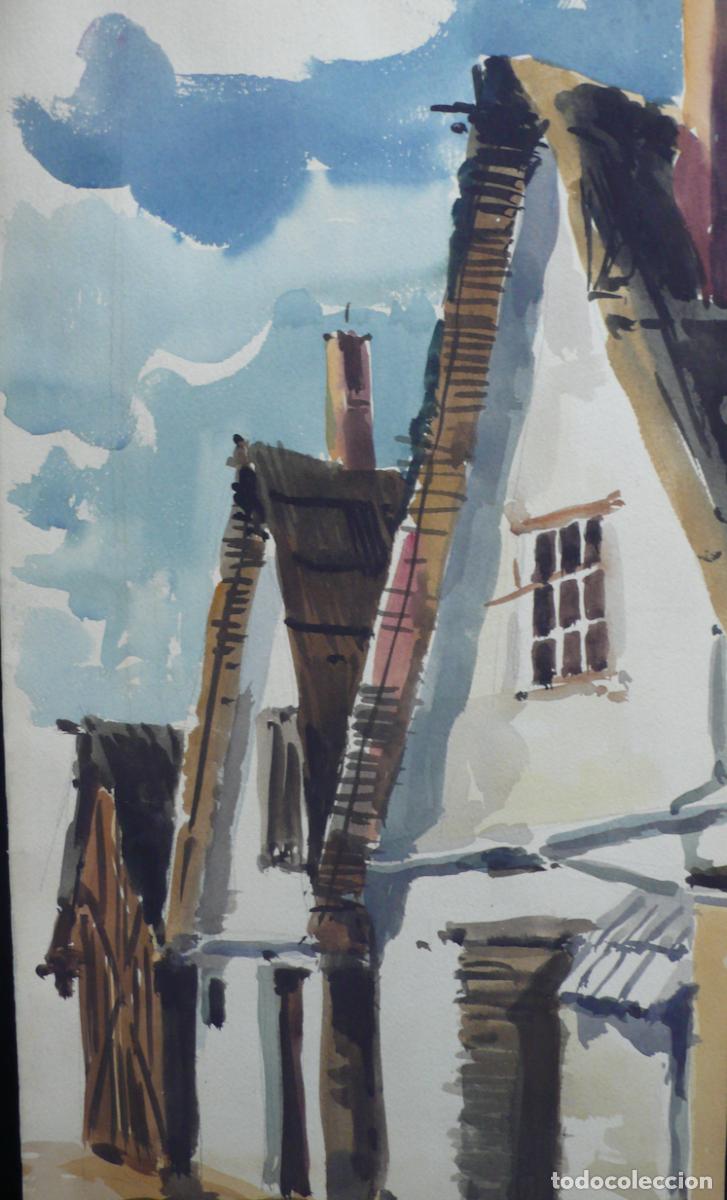 Arte: DIBUJO ACUARELA DE CASAS - Foto 2