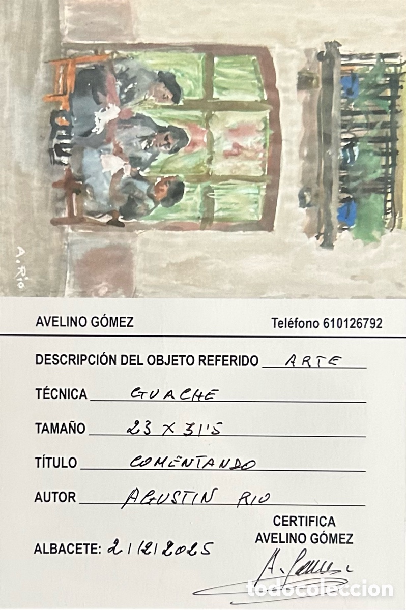 Arte: &ldquo; COMENTANDO &ldquo; DE AGUST&Iacute;N R&Iacute;O - Foto 2