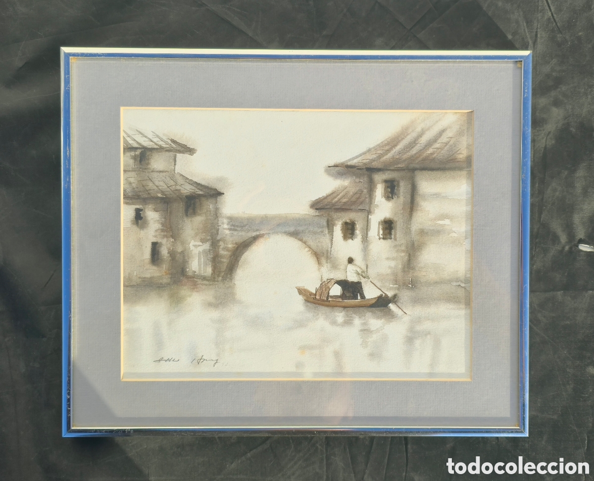 Arte: Shu jiaping. Acuarela china - Foto 1