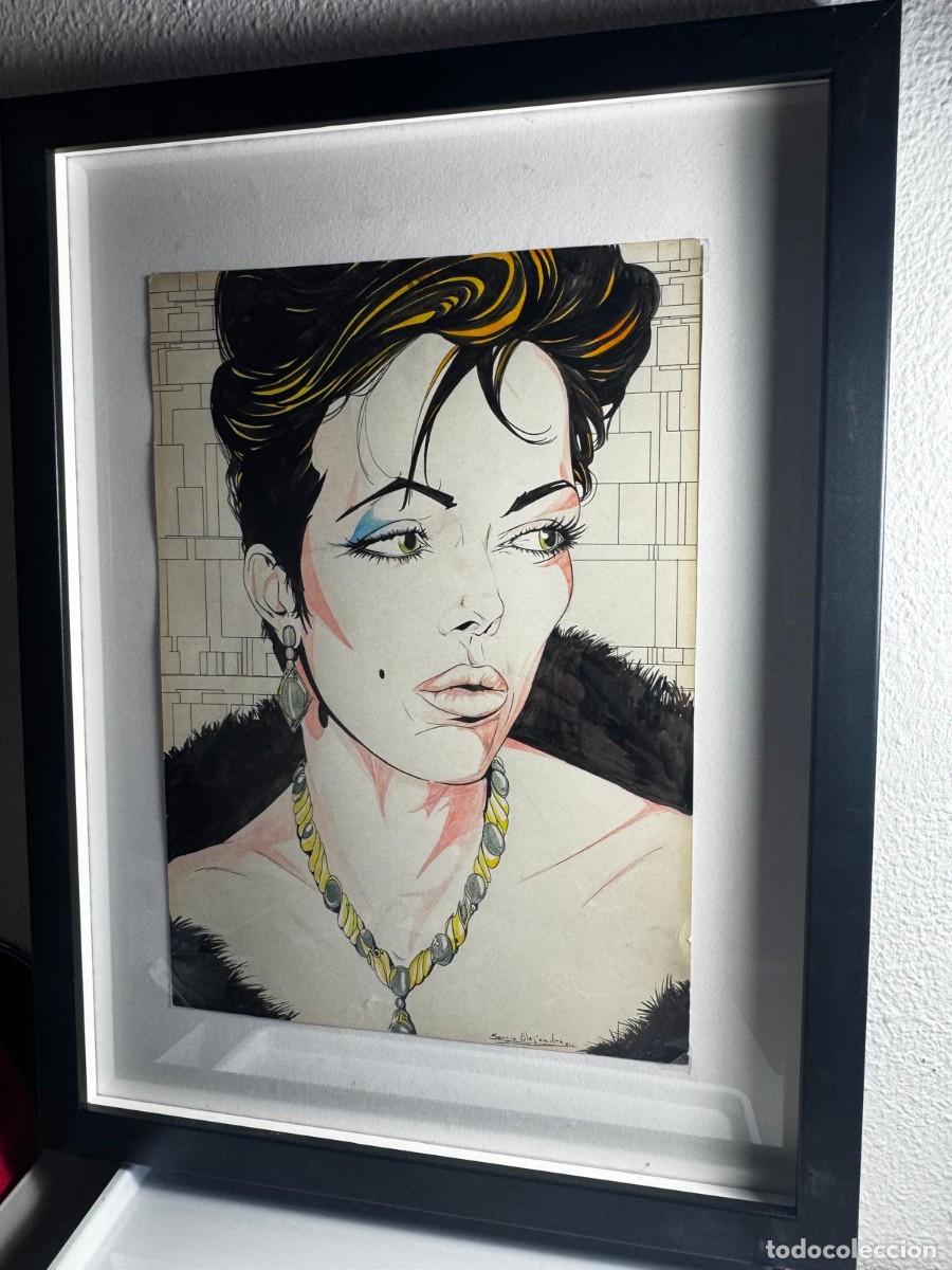 Arte: Sergio Alejandro, Mujer, movida madrile&ntilde;a, comics - Foto 1