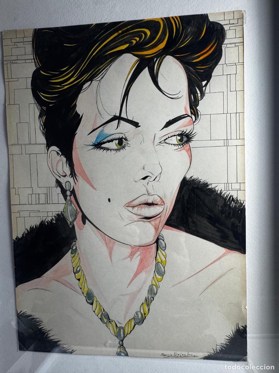 Arte: Sergio Alejandro, Mujer, movida madrile&ntilde;a, comics - Foto 2