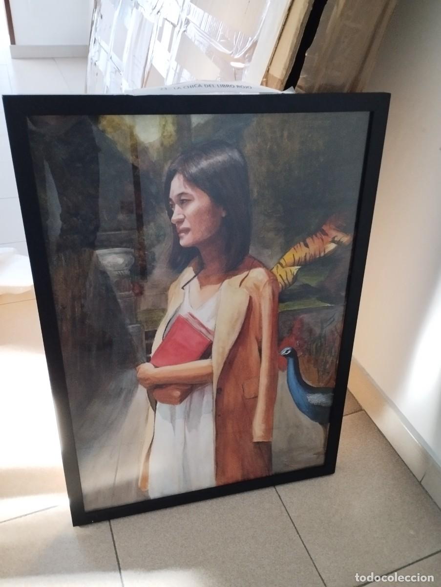 Arte: Acuarela mujer asi&aacute;tica. - Foto 2