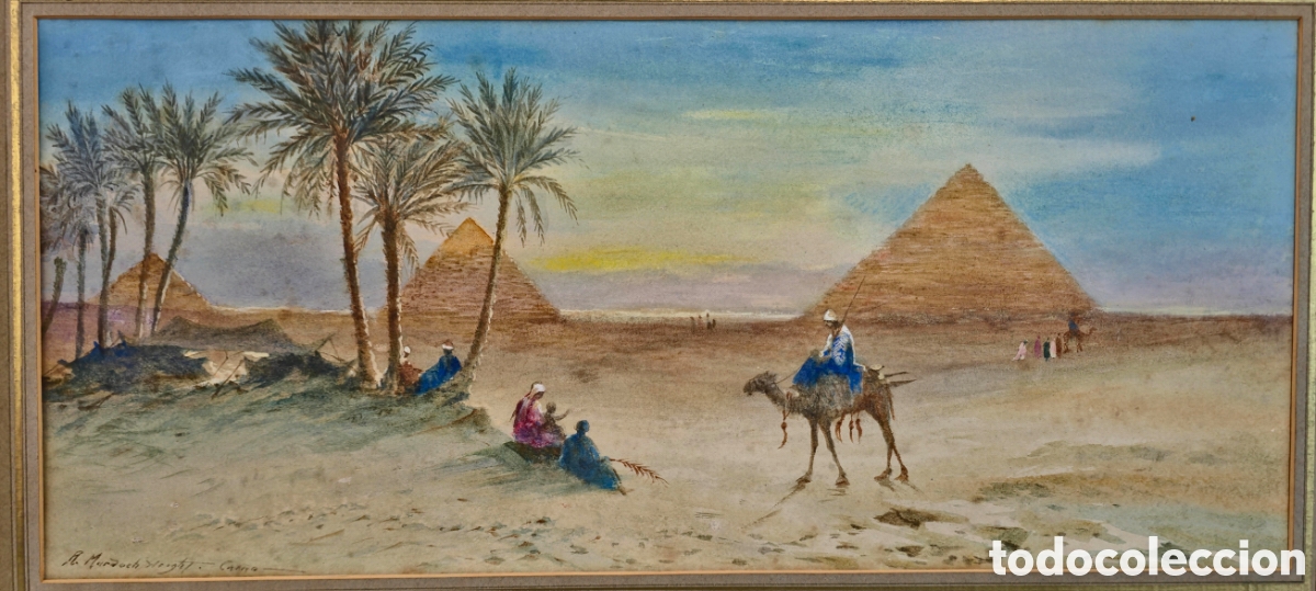 Arte: El Cairo por Robert Murdoch Wright (1858-1926) - Foto 1