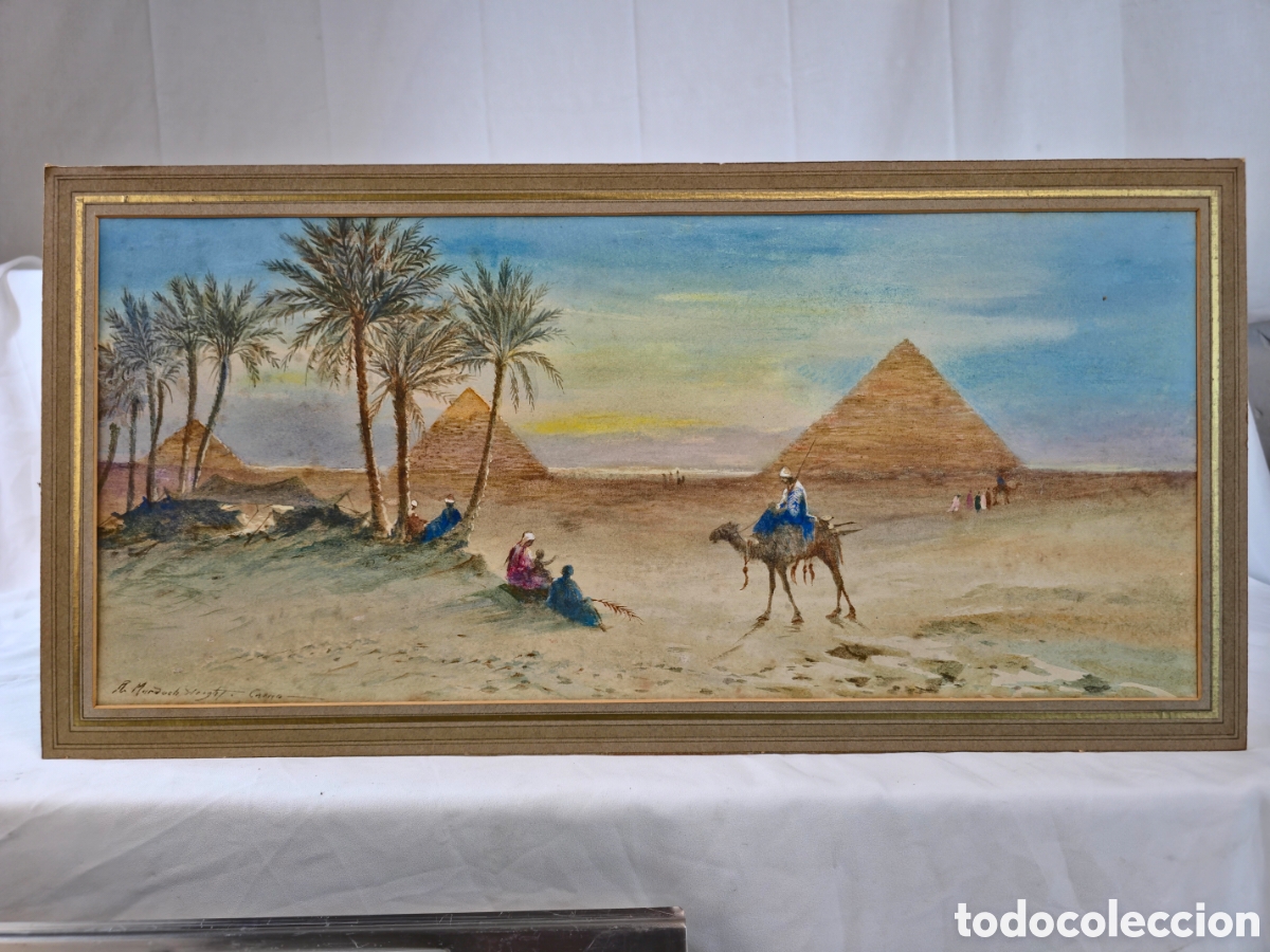Arte: El Cairo por Robert Murdoch Wright (1858-1926) - Foto 3