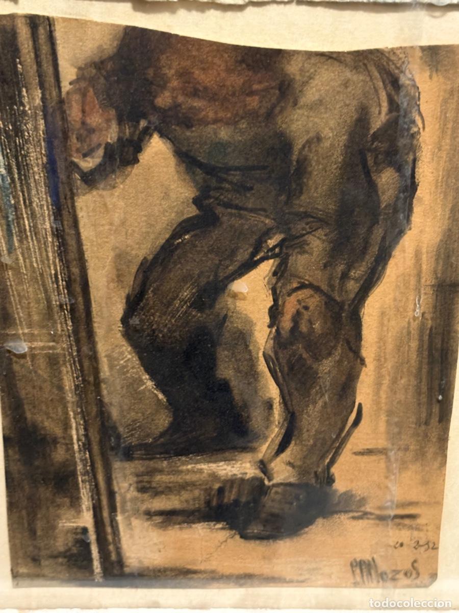 Arte: Composici&oacute;n dram&aacute;tica (1931) y bocetos por Pedro Mozos - Foto 9