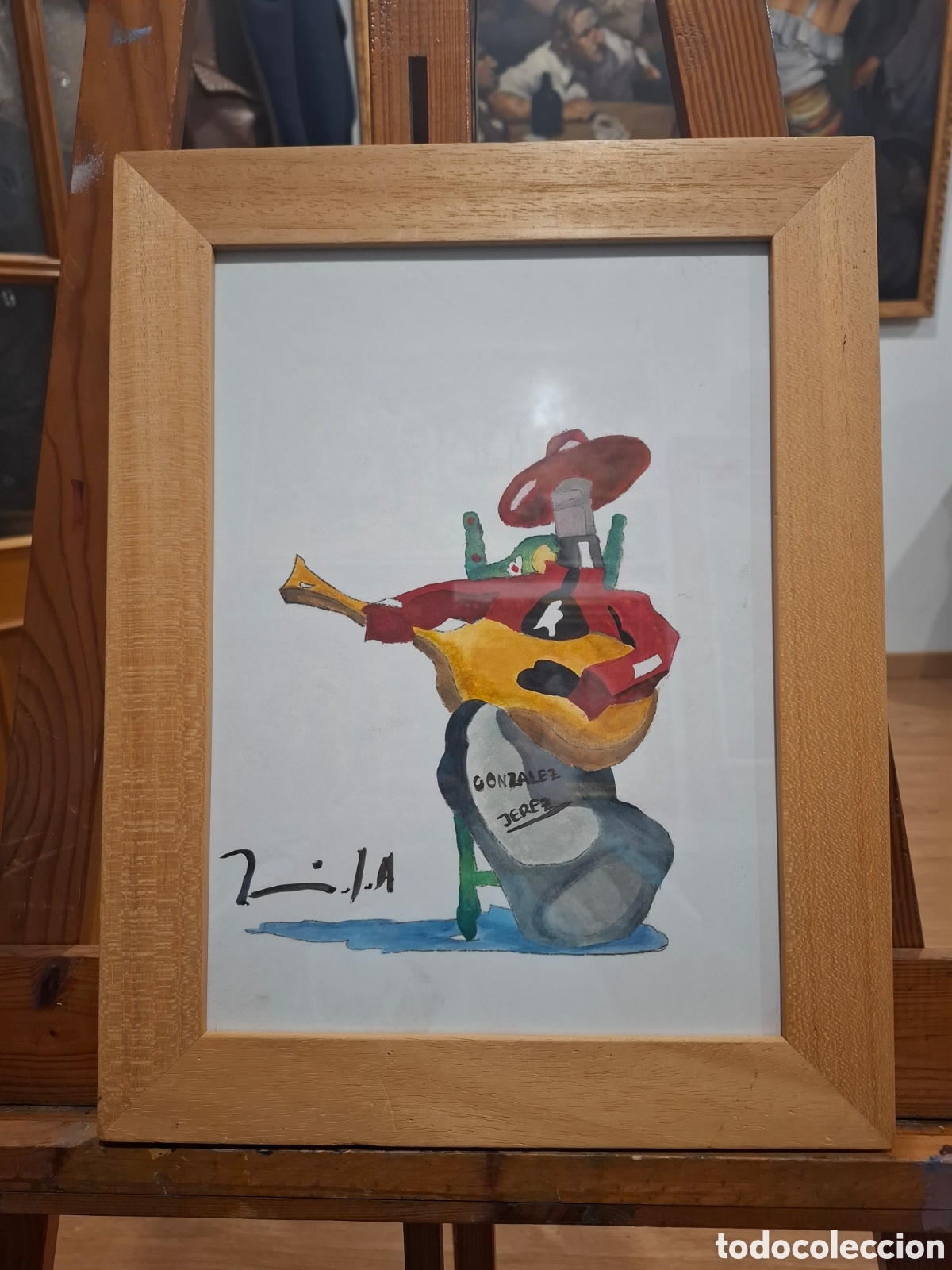 Arte: Acuarela 40x31 muy simpatica - Foto 1