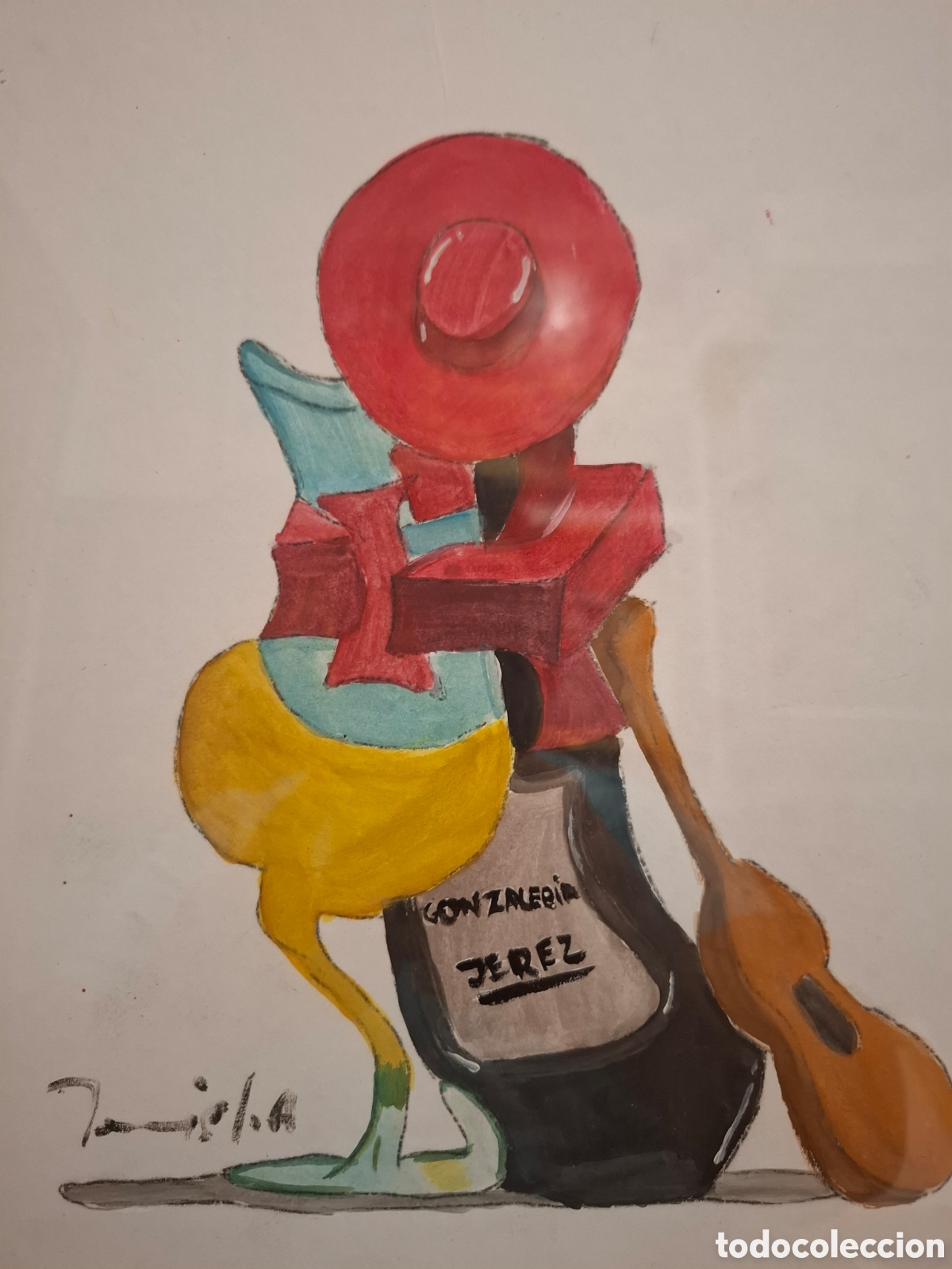 Arte: Acuarela 40x31 muy simpatica - Foto 3