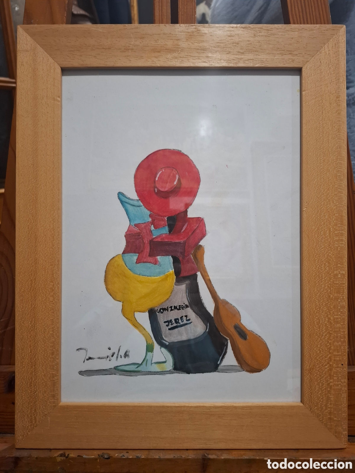 Arte: Acuarela 40x31 muy simpatica - Foto 1