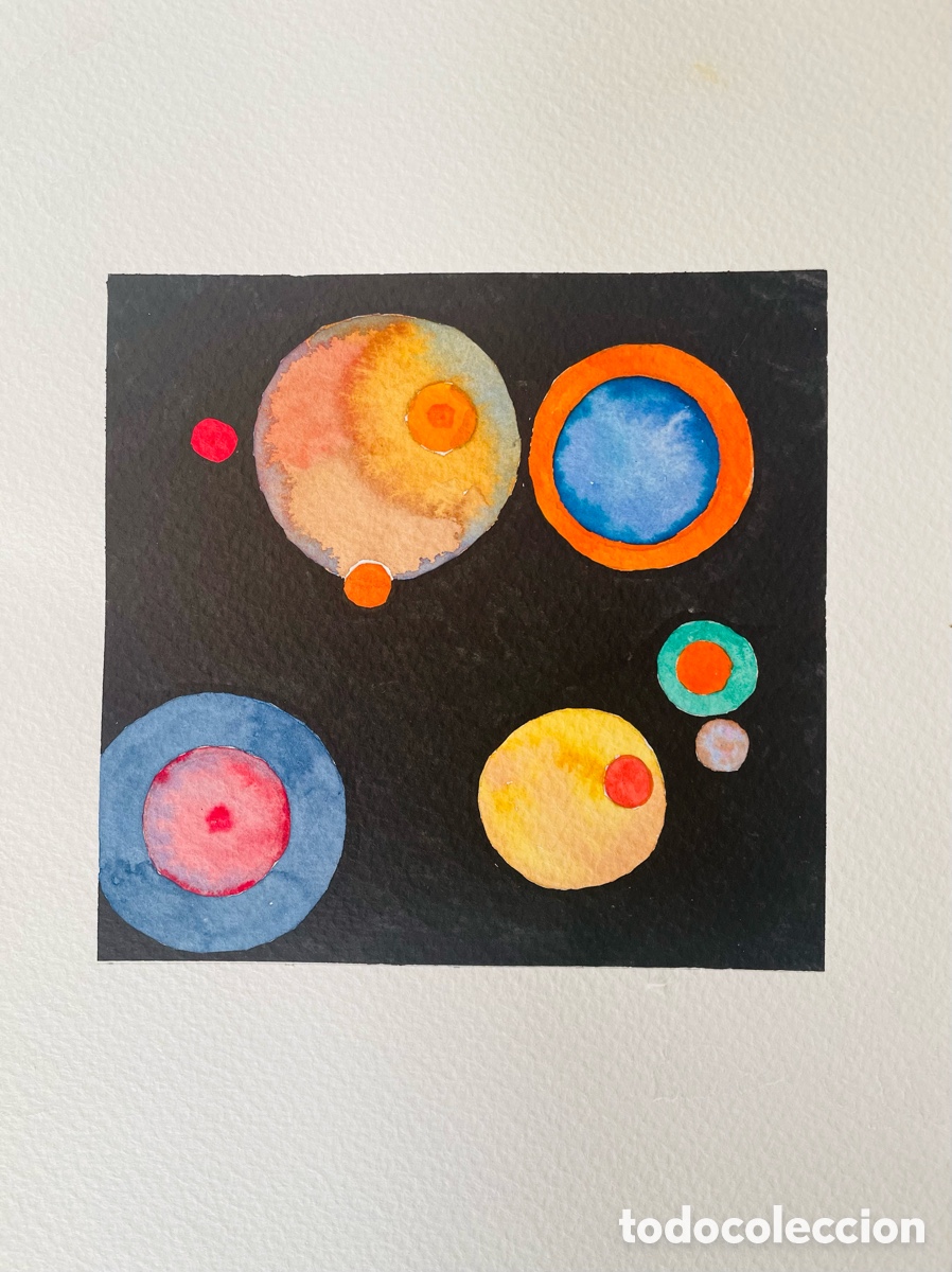 Arte: Planetas 2000 . Acuarela original - Foto 1