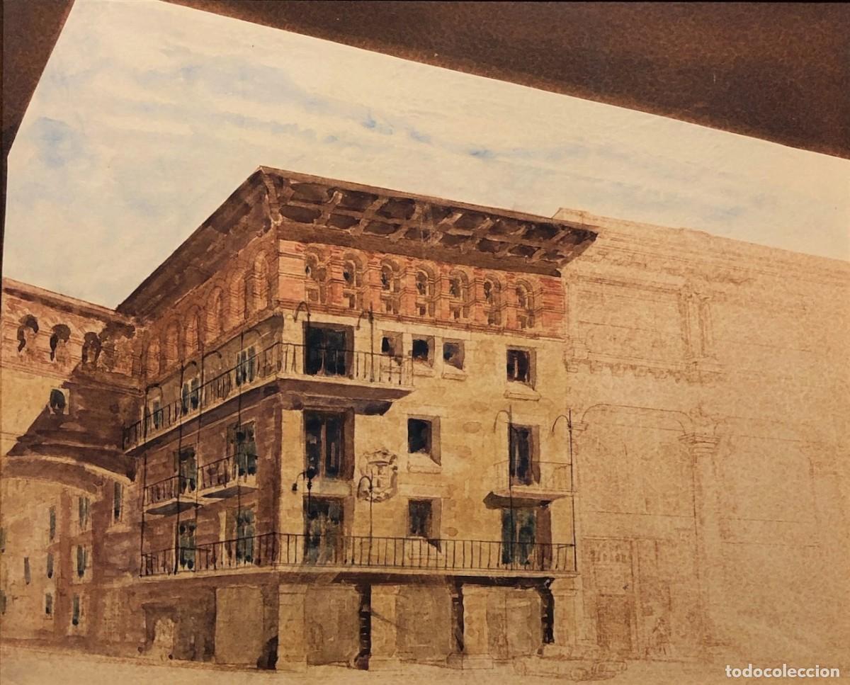 Arte: ACUARELA ARQUITECTONICA PALACIO ESPA&Ntilde;OL - Foto 2