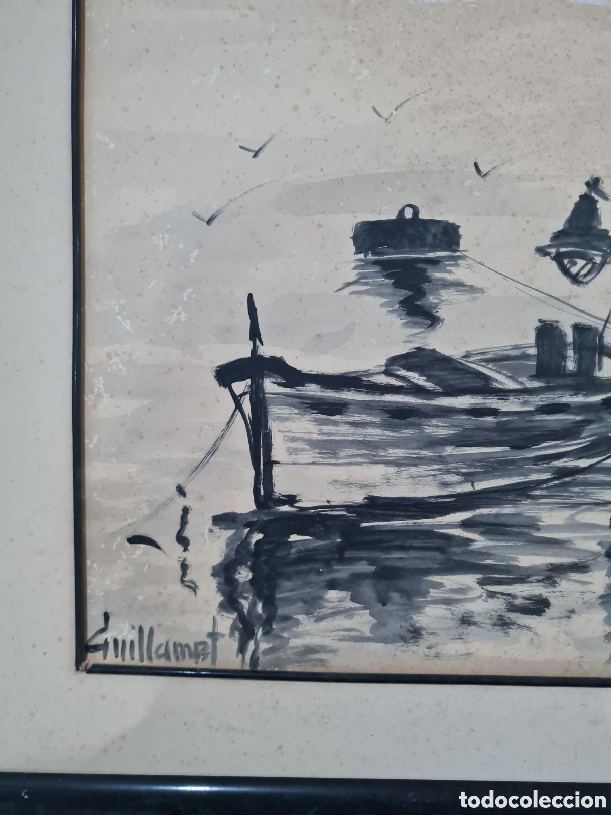 Arte: Acuarela de barcas Guillamet - Foto 3