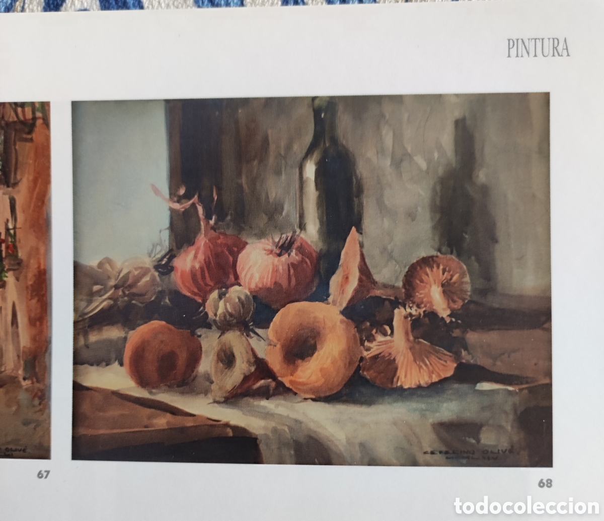 Arte: Ceferino Oliv&eacute;. Bodeg&oacute;n. 1964. Subastas Ansorena - Foto 2