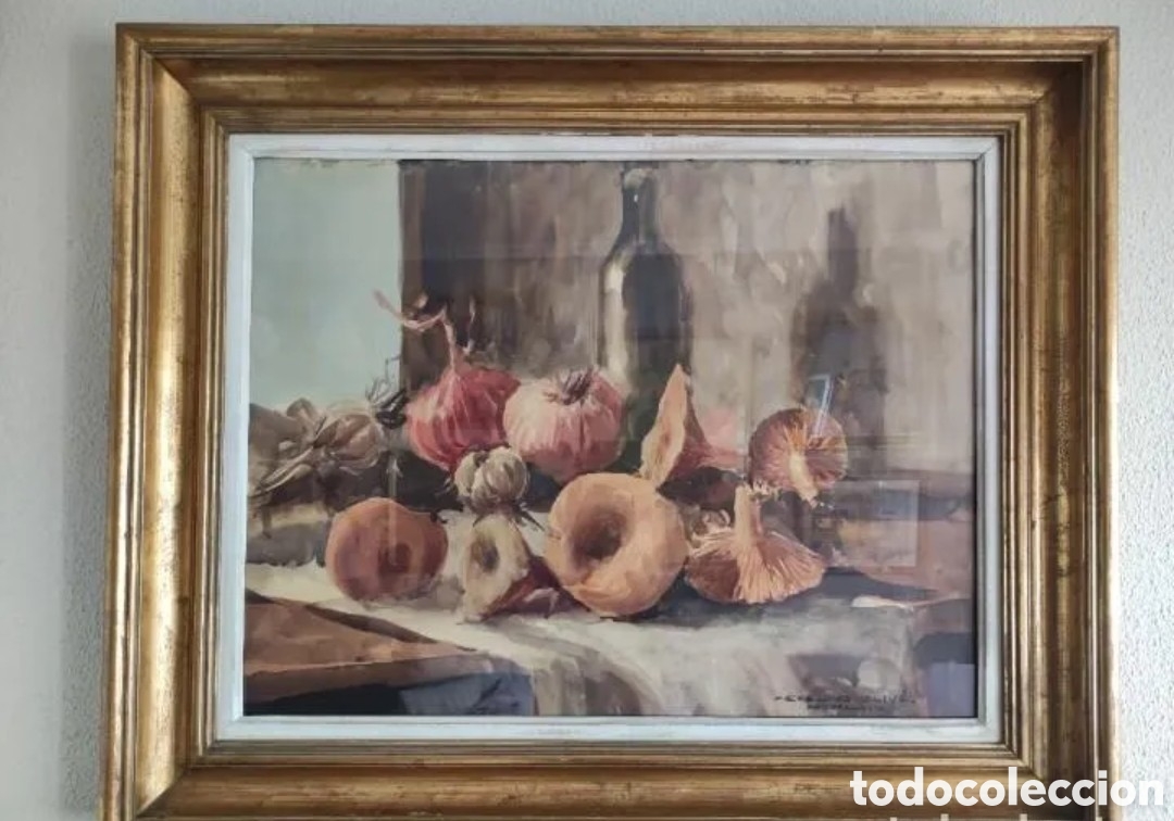 Arte: Ceferino Oliv&eacute;. Bodeg&oacute;n. 1964. Subastas Ansorena - Foto 1