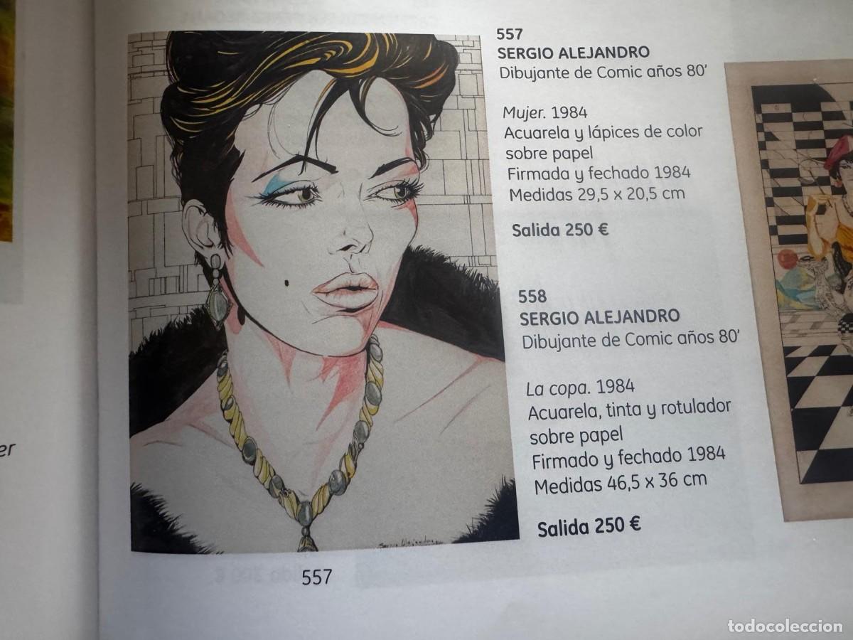 Arte: Sergio Alejandro, Mujer, movida madrile&ntilde;a, comics - Foto 7