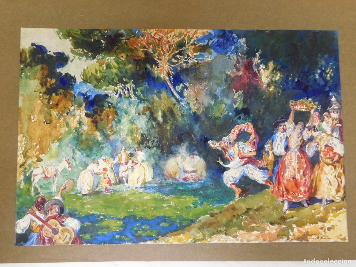 Arte: ACUARELA SOBRE PAPEL - BARTOLOM&Eacute; MONGRELL MU&Ntilde;OZ - Foto 1
