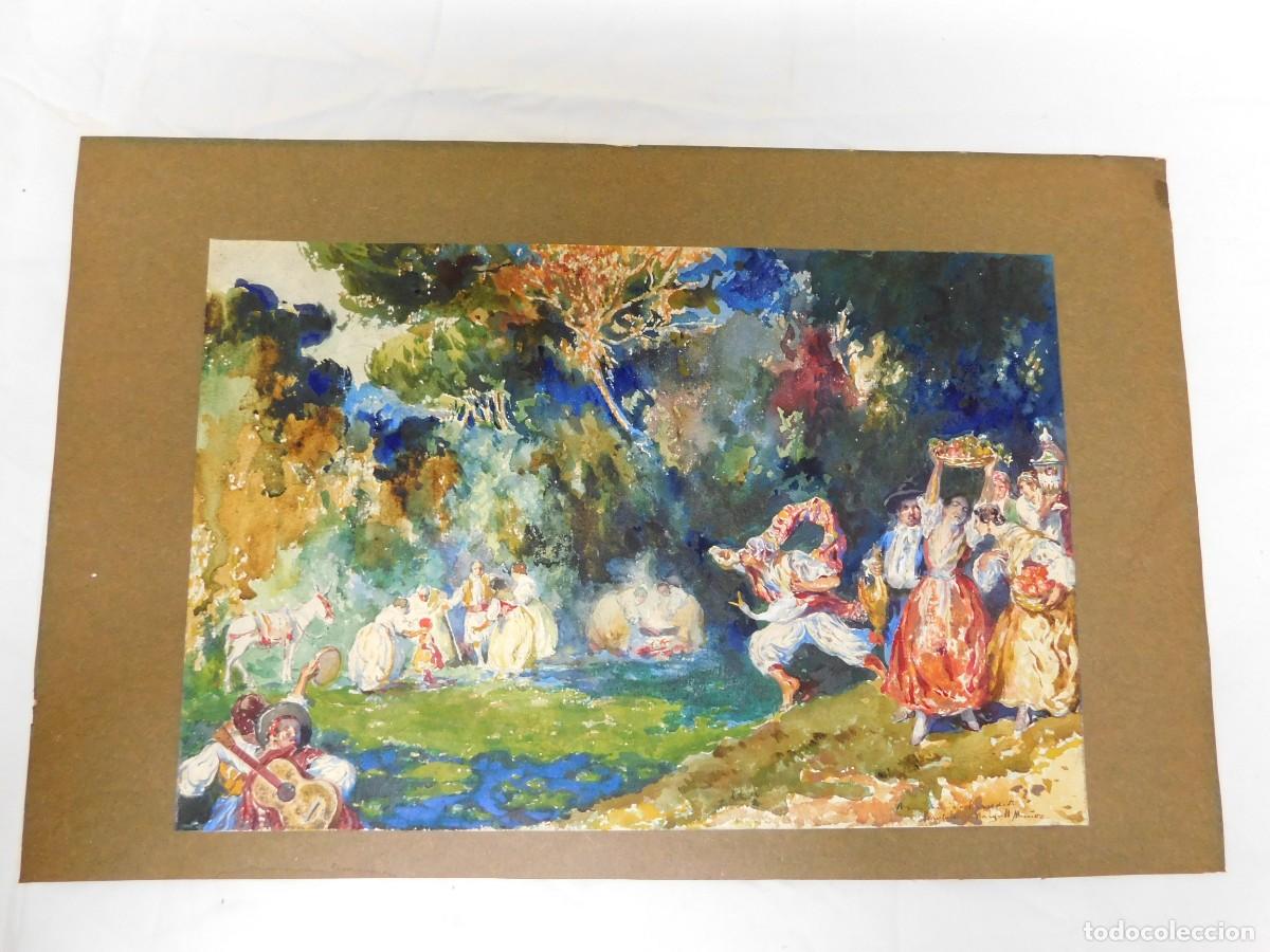 Arte: ACUARELA SOBRE PAPEL - BARTOLOM&Eacute; MONGRELL MU&Ntilde;OZ - Foto 8
