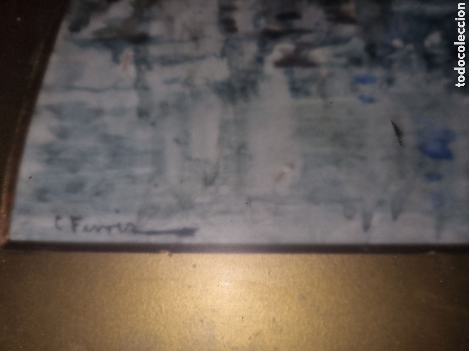 Arte: ACUARELA. FIRMADA CRIST&Oacute;BAL FERRIZ - Foto 2