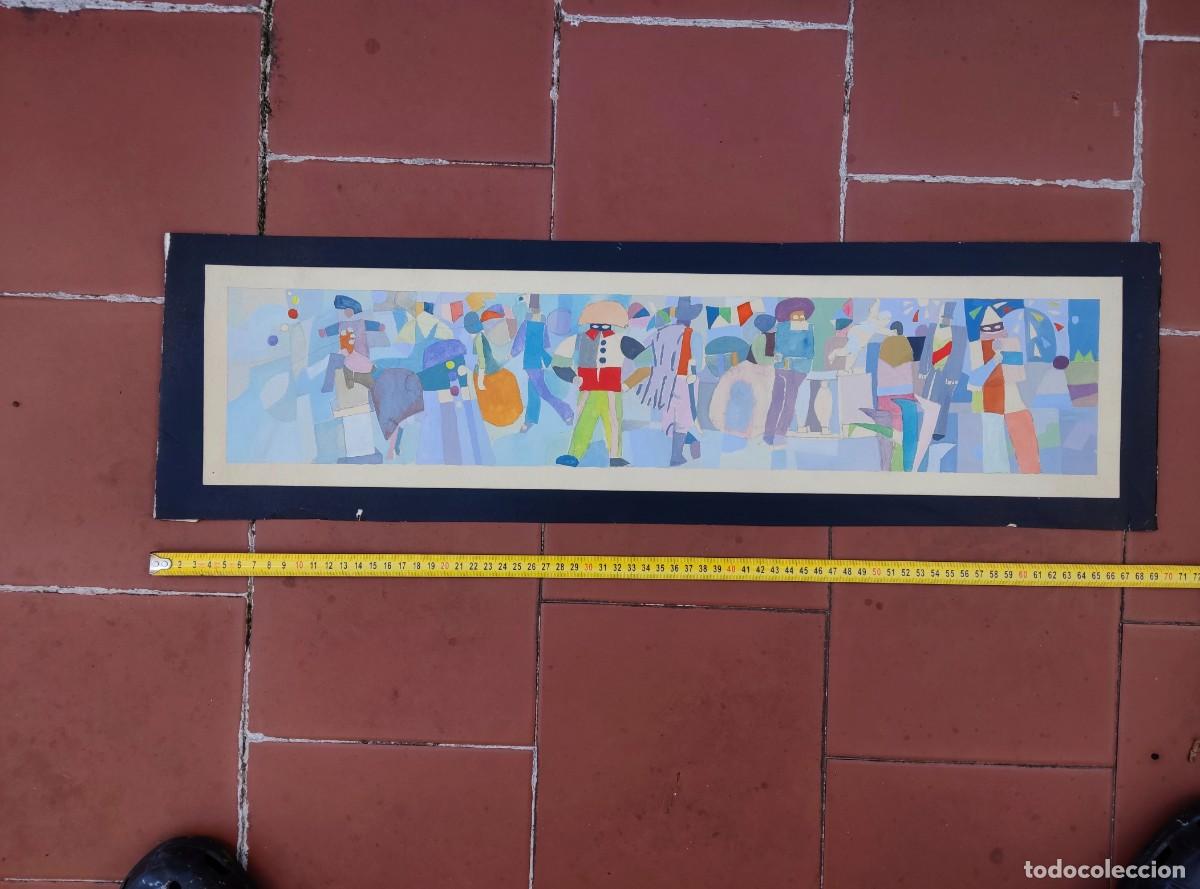 Arte: Escena de carnaval a la acuarela - Foto 1