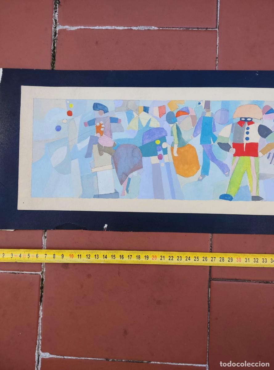 Arte: Escena de carnaval a la acuarela - Foto 2