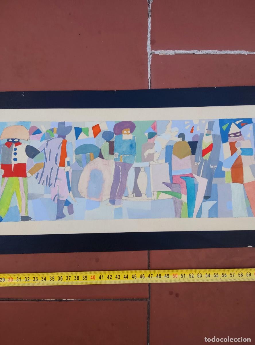 Arte: Escena de carnaval a la acuarela - Foto 3