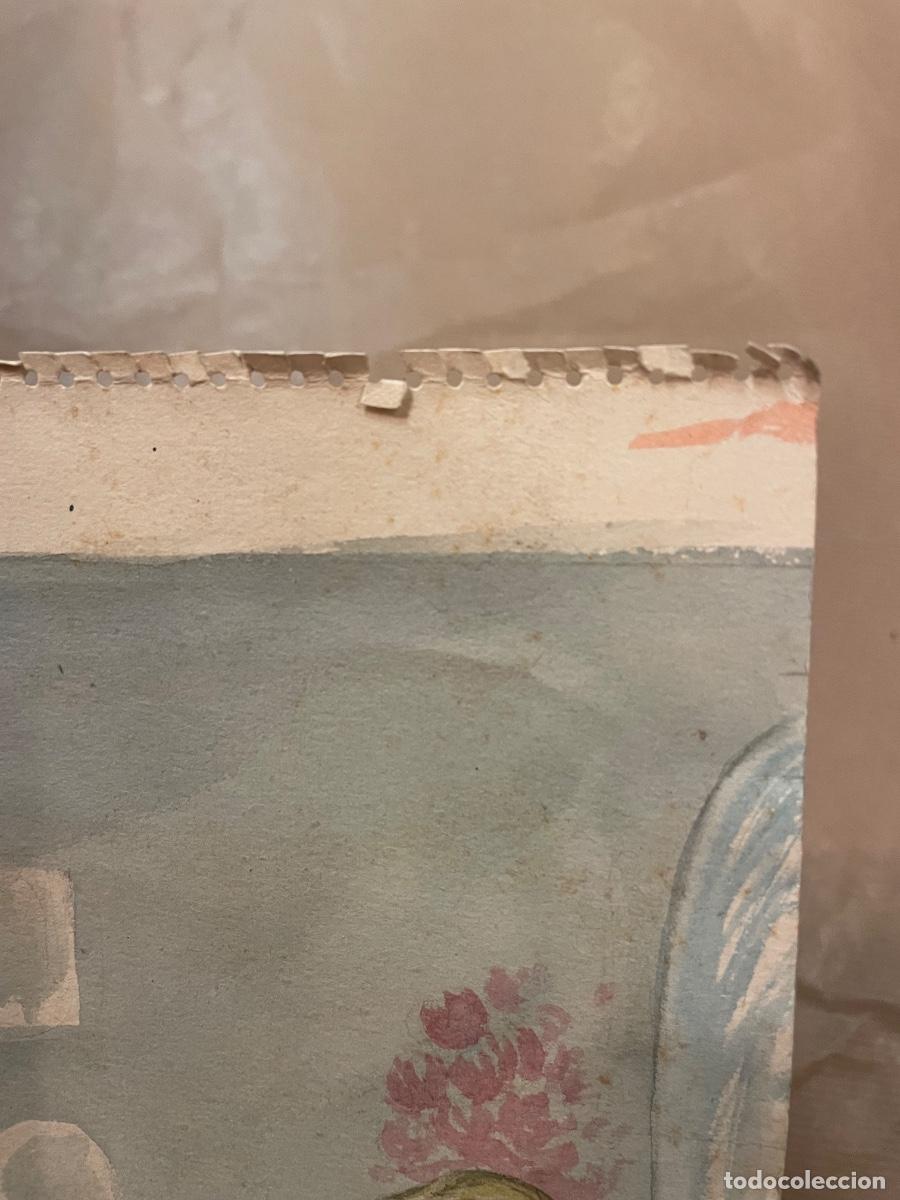 Arte: Acuarela sobre papel (An&oacute;nimo) - Foto 5