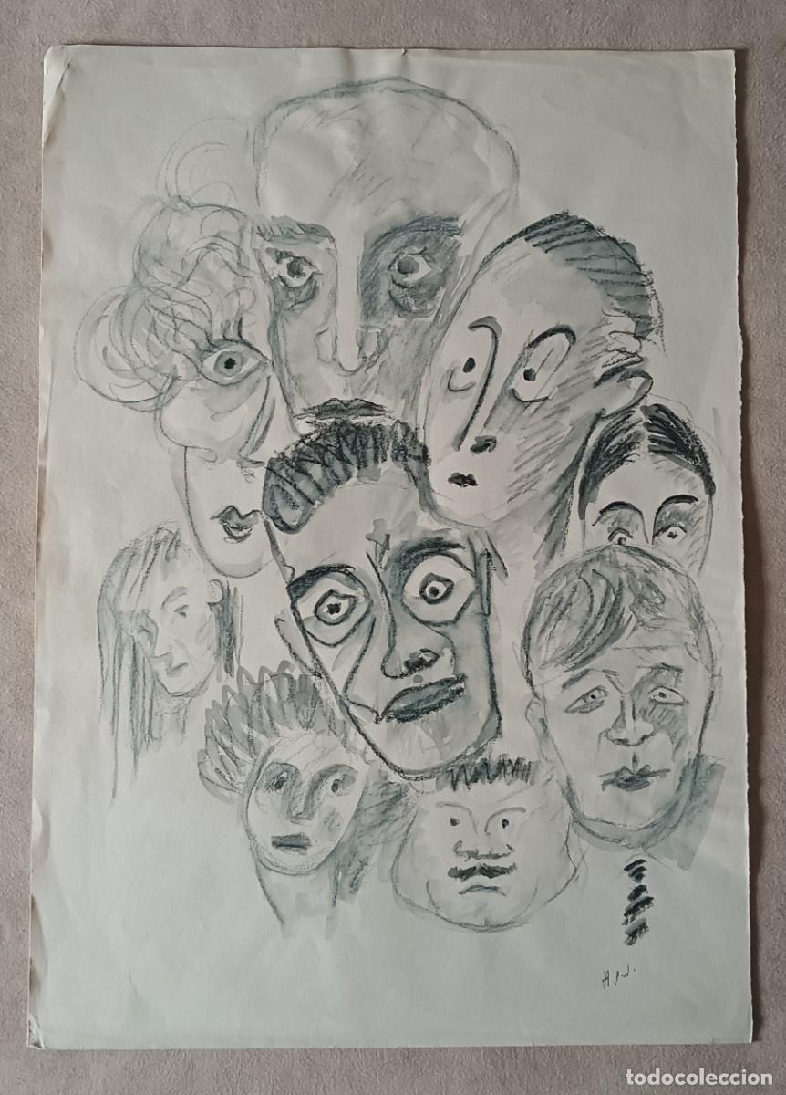Arte: ACUARELA REPRESENTANDO CARAS - Foto 1