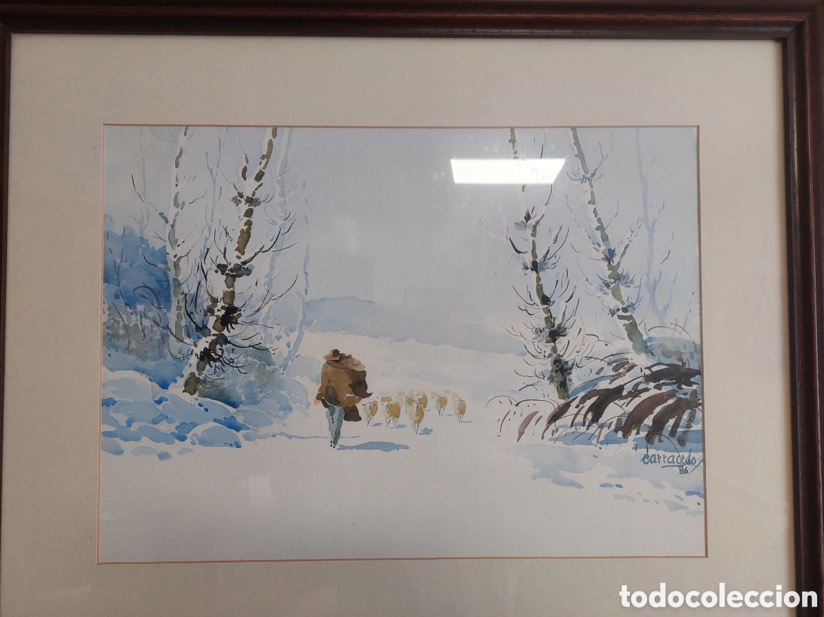 Arte: Cuadro marc&oacute; de madera 75x60 - Foto 2