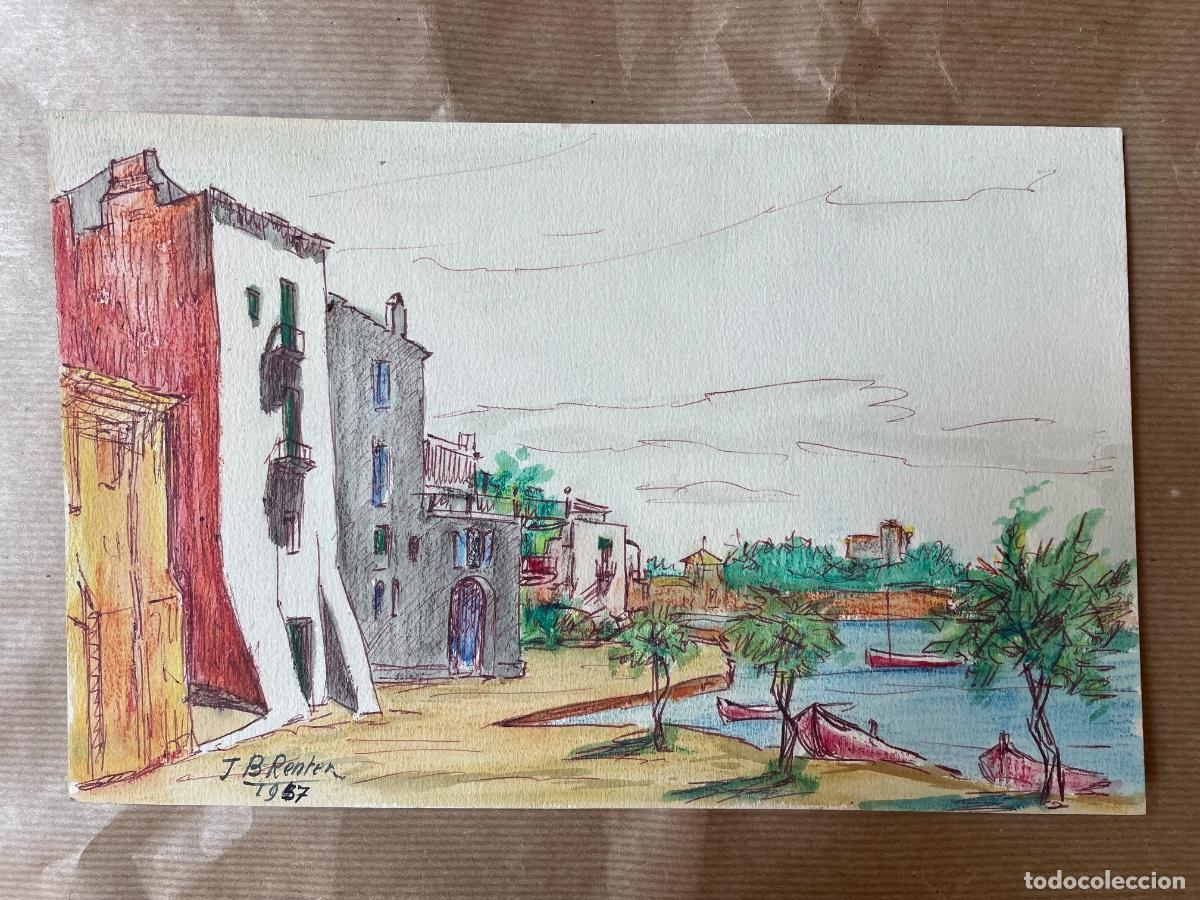 Arte: Sin T&iacute;tulo - Acuarela (J. B. Renter) - Foto 1