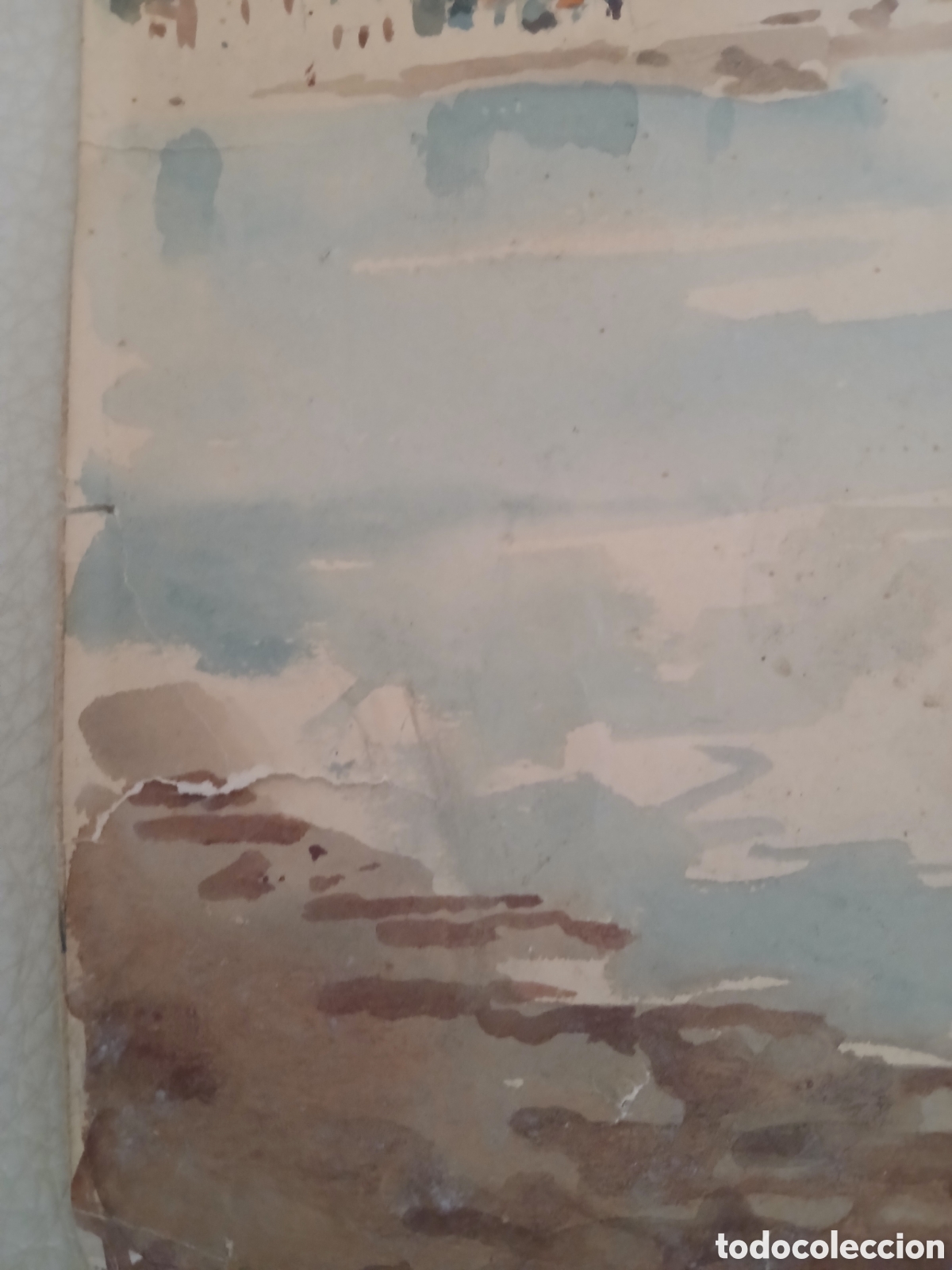Arte: J. Rubio. Les Roques del Sortell a Cadaques. Acuarela - Foto 5
