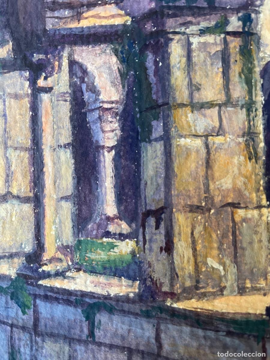 Arte: Sin T&iacute;tulo - pintura de claustro en acuarela - Foto 3