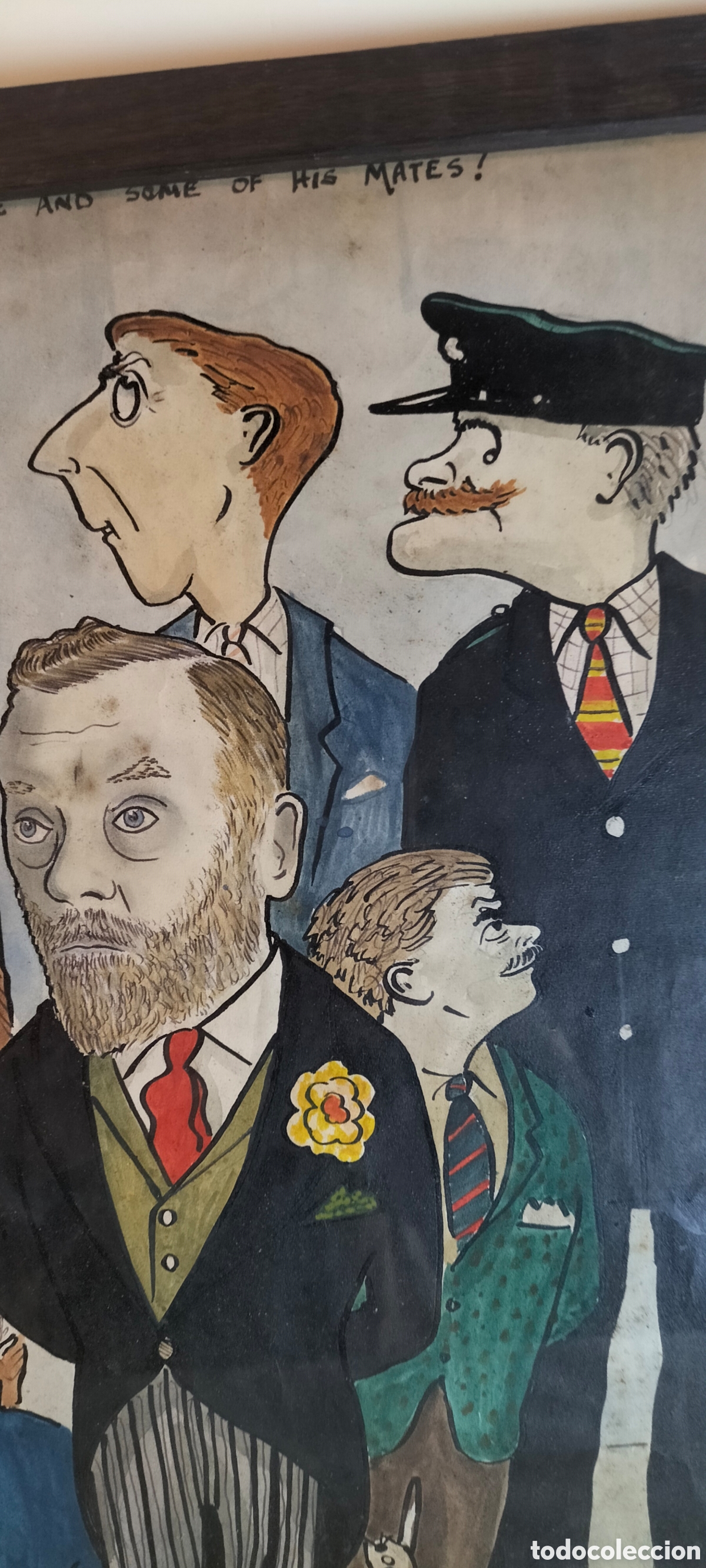 Arte: Gouache inglesa antigua. - Foto 3